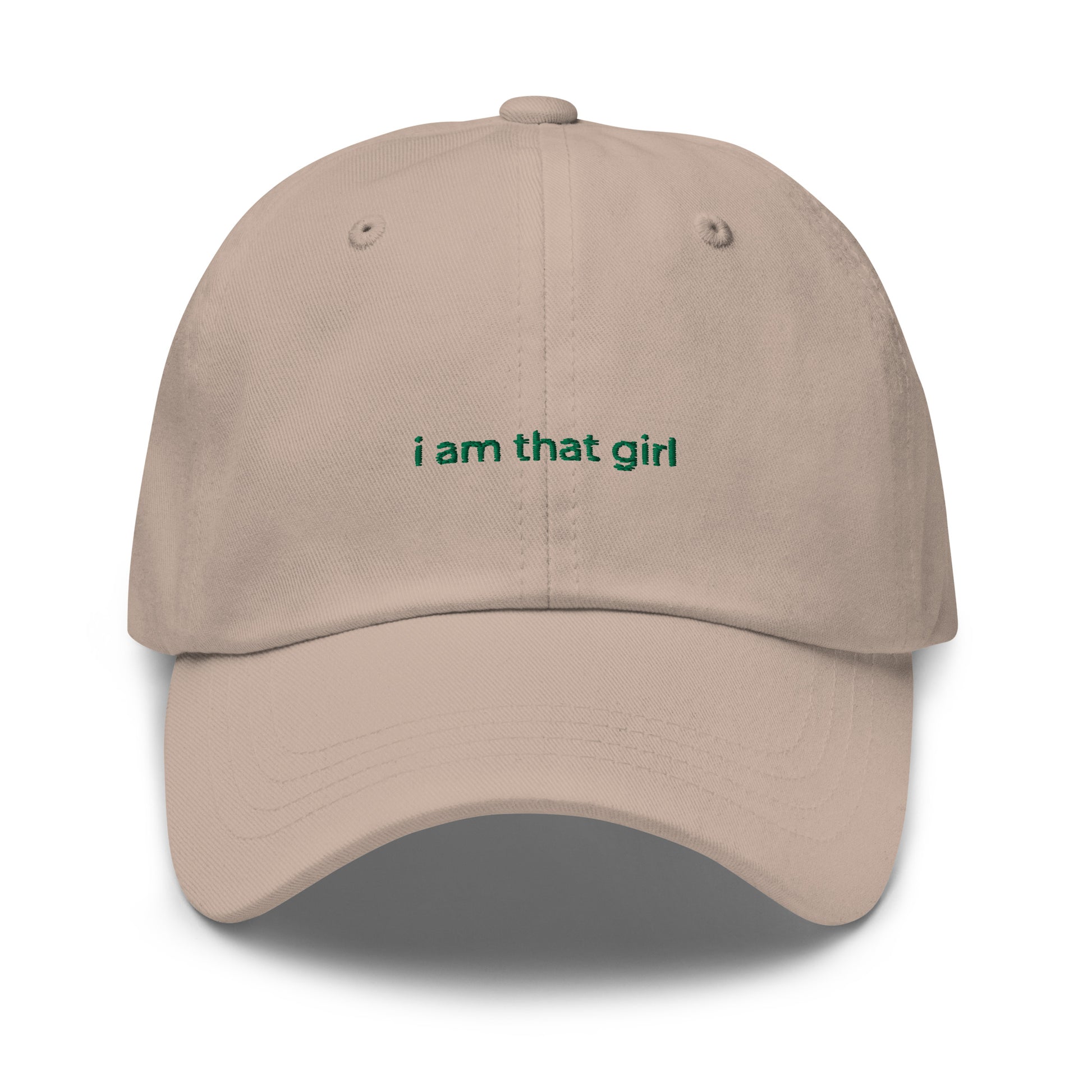 i am that girl cap in stone