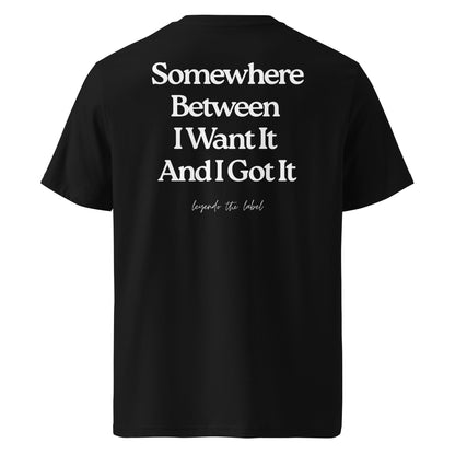 somewhere between tee