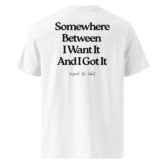 somewhere between tee