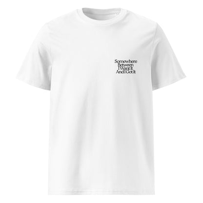 somewhere between tee